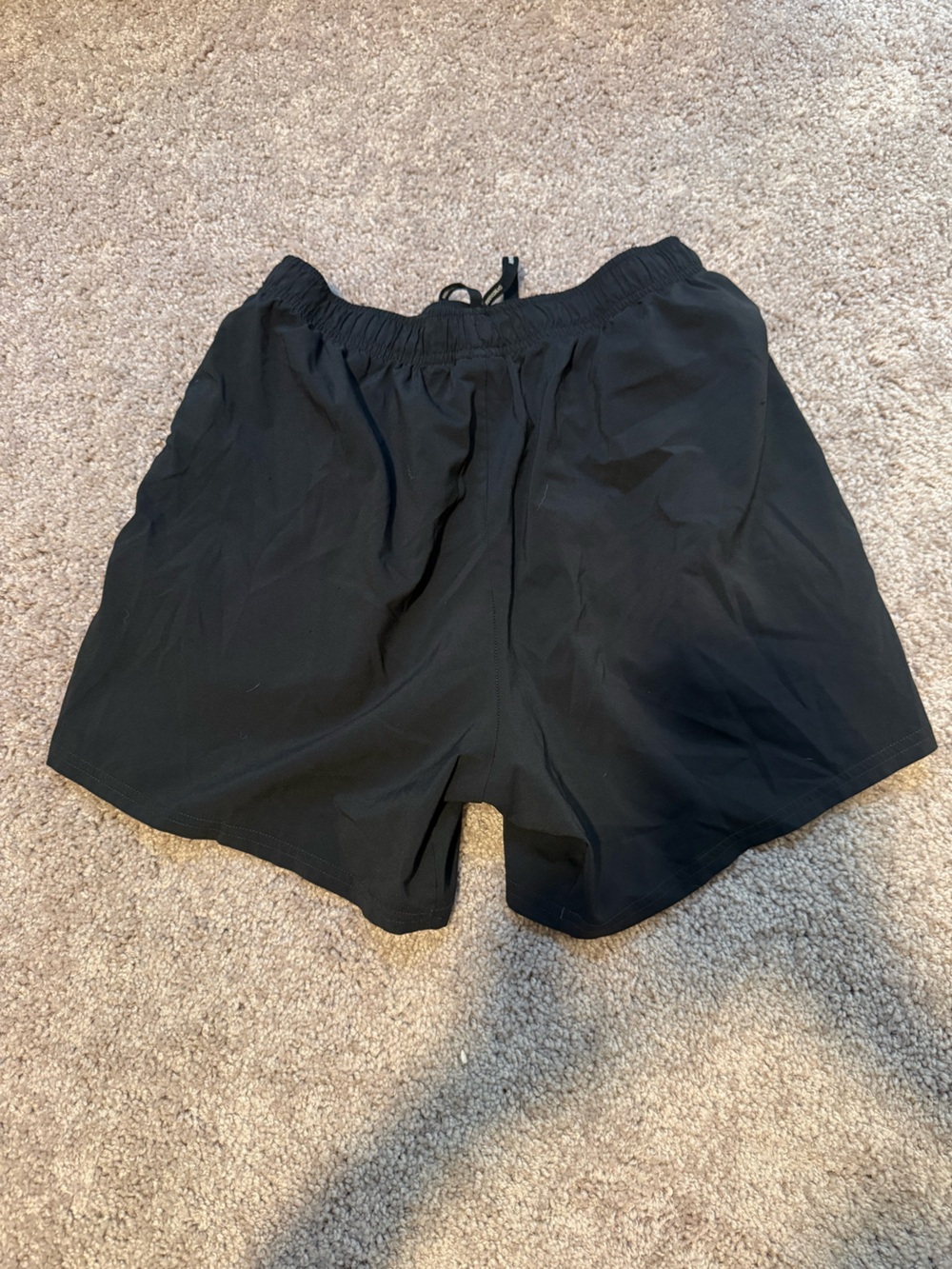 Gymshark Black Shorts with White Tag Detail - Picture 4 of 4